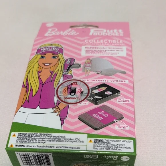 Barbie Putt Buddies Club Pro Barbie Divot Tools & Ball Markers - Picture 6 of 6